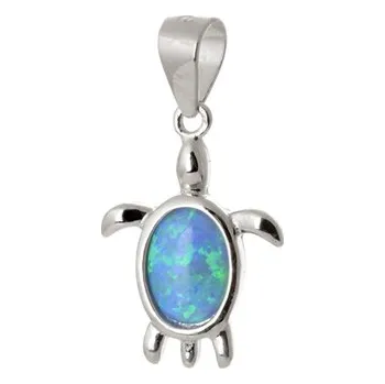 Přívěsek Stříbrný přívěšek opálová želvička 80572F