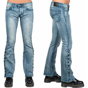 Pánské džíny kalhoty pánské (jeans) WORNSTAR - Hellraiser Side Button - Classic Blue - 28