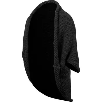 Dámský svetr Bontis Pletený kardigan s variabilní délkou - Černá | uni