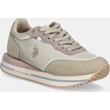Dámské tenisky Tenisky U.S. Polo Assn. SACHA009C béžová barva, SACHA009W/ENH1 SACHA009W.ENH1 01X, EUR 39
