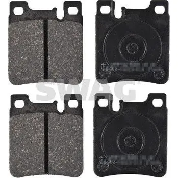 Brzdová destička Sada brzdových destiček, kotoučová brzda SWAG 10 91 6158