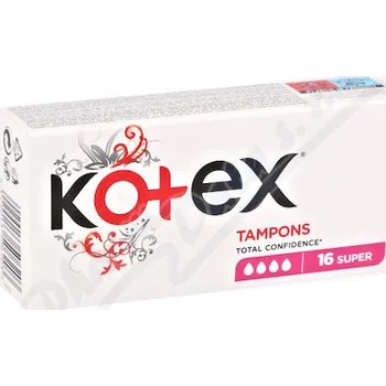 Menstruační tampony KOTEX tampony Super 16ks