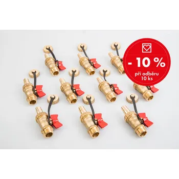 Vodovodní kohout Herz Kulový kohout vypouštěcí a převlečená matice Dimenze: DN20