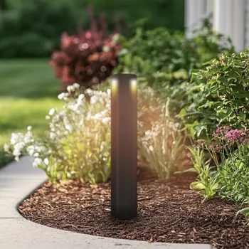 Venkovní osvětlení Lucande LED světlo na cestu Raiku, černé, hliník, 65 cm černá 3 x 6 W LED - Doprava zdarma