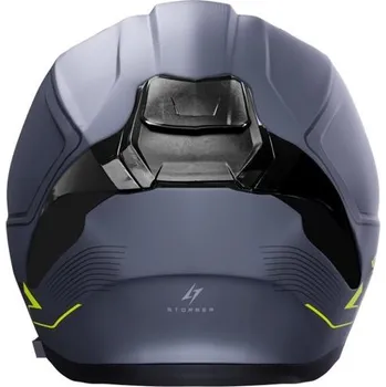 Helma na motorku Integrální helma STORMER ZS-1001 TAKEN grey, neon, yellow, metal matt S