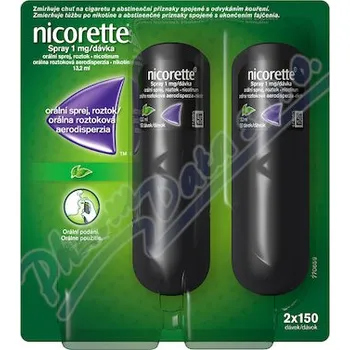 Odvykání kouření Nicorette spray 1mg/dáv.orm.spr.sol.2x13.2ml
