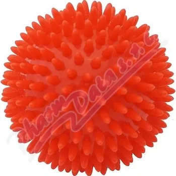 Masážní přístroj KineMAX Hedgehog Masážní míček ježek 9cm červený