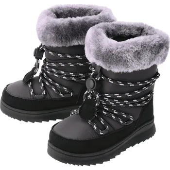 Dívčí obuv lupilu® Dívčí zimní obuv (šedá/černá, 29)