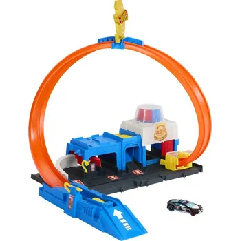 autíčko Mattel Hot Wheels CITY SUPER POLICEJNÍ STANICE