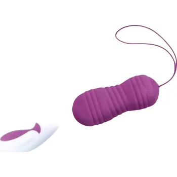 FEELZTOYS Foxy - vodotěsné vibrační vajíčko (fialové)