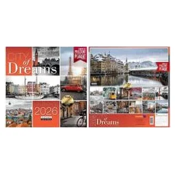Obraz Kalendarz 2026 ścienny Classic City of Dreams
