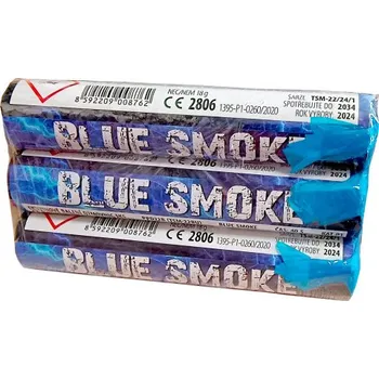Zábavní pyrotechnika Dýmovnice Blue Smoke 3 ks