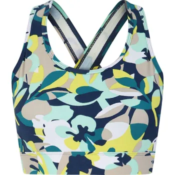 Podprsenka DARE 2B Dámská sportovní podprsenka Swift II Petal XS MODRÁ|ŠEDÁ