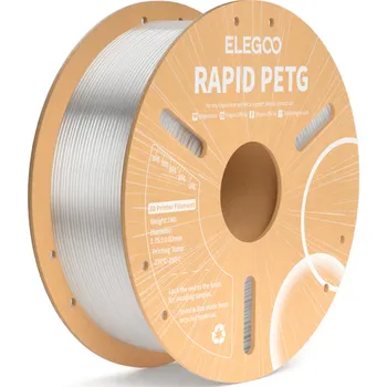 Filament ELEGOO RAPID PETG Filament 1,75 mm, 1 kg Barva: Transparentní 50.203.0315