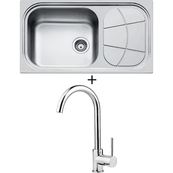 Nerezový dřez Nerezový dřez SET Foster BIG BOWL 1561 nerez + Deante ASTER BCA 062M chrom