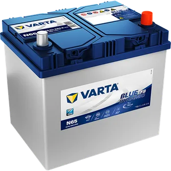 Autobaterie 65AH VARTA BLUE DYNAMIC N65 650A JAPAN EFB