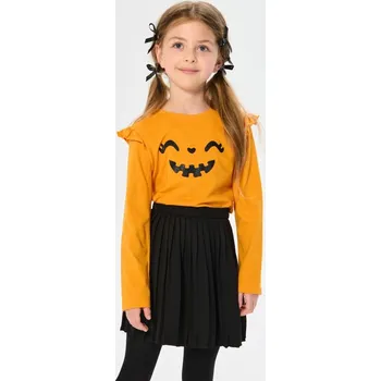 Dívčí tričko Sinsay - Tričko s&nbsp;dlouhými rukávy - oranžová - 848GH-22X - 848GH-22X-98