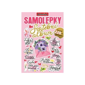 Kalendář Samolepkový sešit Svatební album