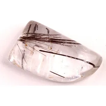 Přírodní kámen Kabošon Black Rutile č.6174 (24x14x9mm)