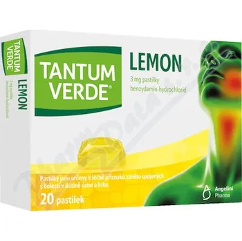 Lék Tantum Verde Lemon 3mg pas.20