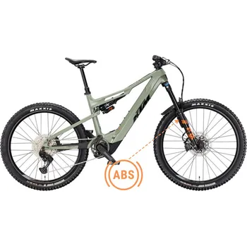 Elektrokolo KTM Macina Kapoho Master ABS - Sage Green (Black+Orange) velikost rámu M