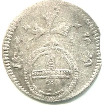 Leopold I. Grešle (trojník) 1705. Opole. Typ č. 282. Ag.