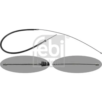 Lanko parkovací brzdy Tažné lanko, parkovací brzda FEBI BILSTEIN FEB48331