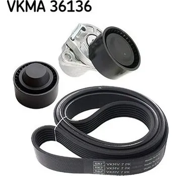 Sada žebrovaných klínových řemenů SKF VKMA 36136