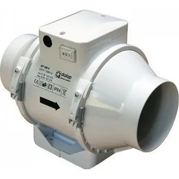 ventilátor do koupelny Dalap Potrubní ventilátor AP PROFI 150 časový spínač