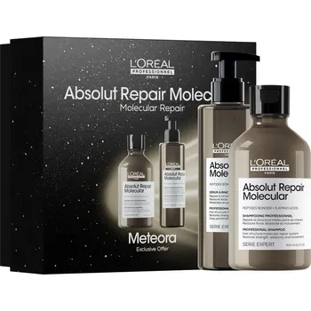 Kosmetická sada L'Oréal Professionnel Absolut Repair Molecular Duo dárková sada na poškozené vlasy