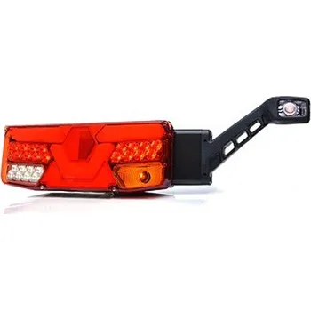 Zadní světlomet Zadní skupinová svítilna LED 12-24V 9-funkce pravá WAS W138DZP/1070