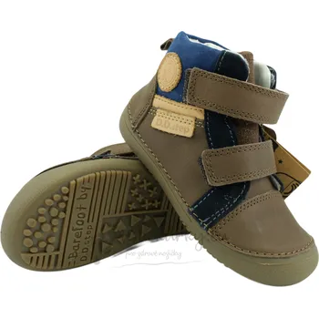 Chlapecké polobotky Dětské celoroční barefoot boty D.D.Step A063-52570B Chocolate - vel. 33