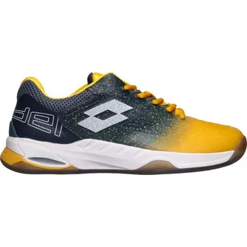 Pánské tenisky Pánské boty na padel Lotto SUPERRAPIDA 100 12 Žlutá, Modrá, Bílá, Hnědá