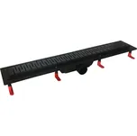 Hopa StandardLine odtokový žlab 100 cm rošt Medium barva černá OLPZLABST99BM