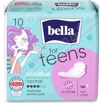 Menstruační vložka Bella for teens hygienické vložky Sensitive 10ks