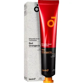 zubní pasta Beviro Naturally Good Toothpaste Red Orangerie 80 ml - Přírodní zubní pasta s pomerančovou příchutí