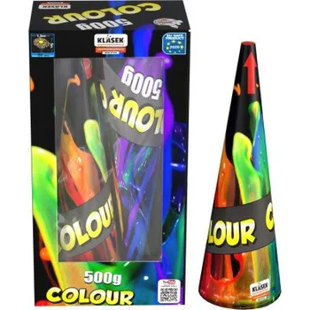 Zábavní pyrotechnika Vulkán Color 500 g 2 ks