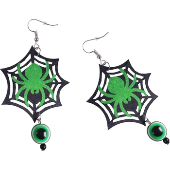 Karnevalový doplněk Naušnice Halloween pavouci