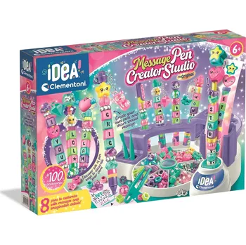 kreativní sada Clementoni Kreativní sada na výrobu barevných per s písmenky