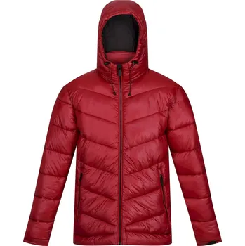 REGATTA Pánská zateplená bunda s kapucí M ČERVENÁ