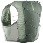 Unisex běžecká vesta Salomon ACT SKIN 8 NO FLASKS L Světle zelená, Tmavě zelená