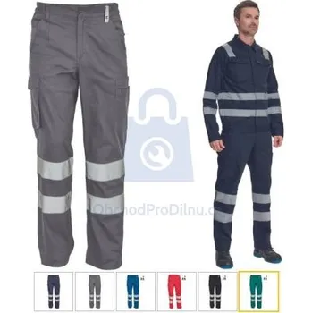 montérky Kalhoty pracovní do pasu HUELVA RFLX, CERVA šedá, 52, balení 1 ks