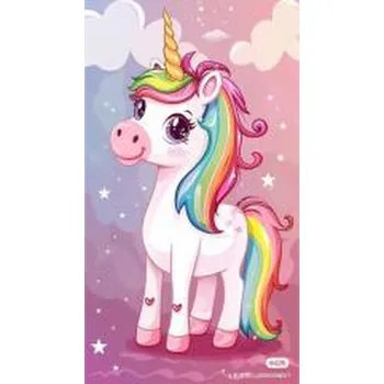 Malowanie po numerach 40x50cm Jednorożec