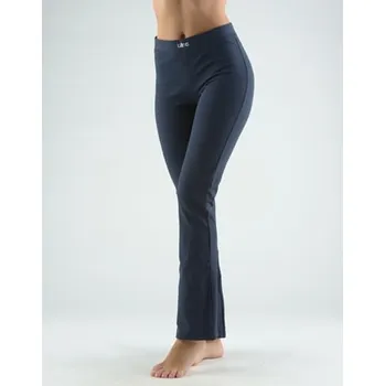 Dámské kalhoty zvonové zkrácená délka GINA 96000P černá XL