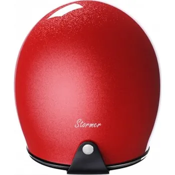 Helma na motorku Open face helmet STORMER QUARTZ glitter red glossy XL