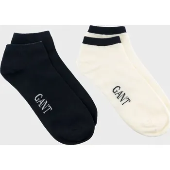 PONOŽKY GANT ANKLE SOCKS 2-PACK MARINE