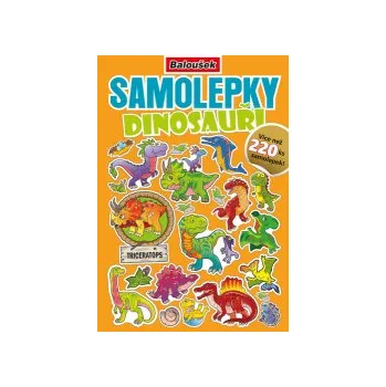 Kancelář Samolepkový sešit Dinosauři