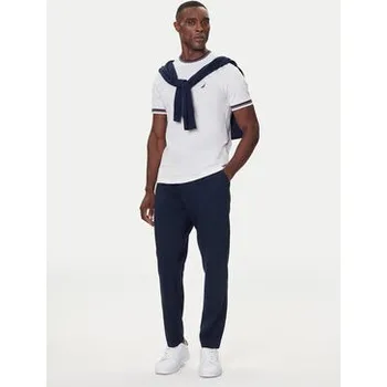 Pánské tričko Nautica T-Shirt N1S03440 Bílá Regular Fit L