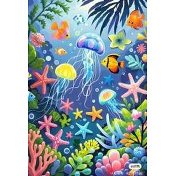 Malowanie po numerach 40x50cm Rafa koralowa