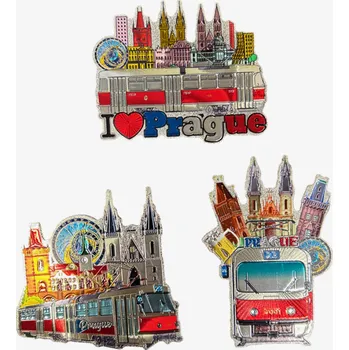 Dekorativní magnet SKANTEX Magnet s motivem - PRAHA dezén: i love praha - 1ks